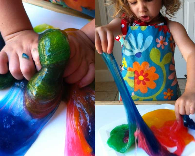 Como hacer slime casero